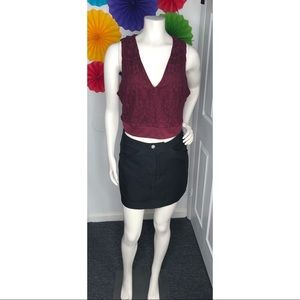 Black Mini Skirt 🍰